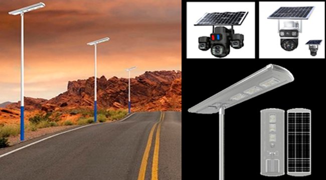 Luminarias y CCTV Solar